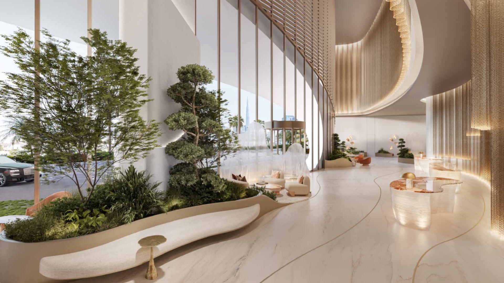 Atrium and arrival